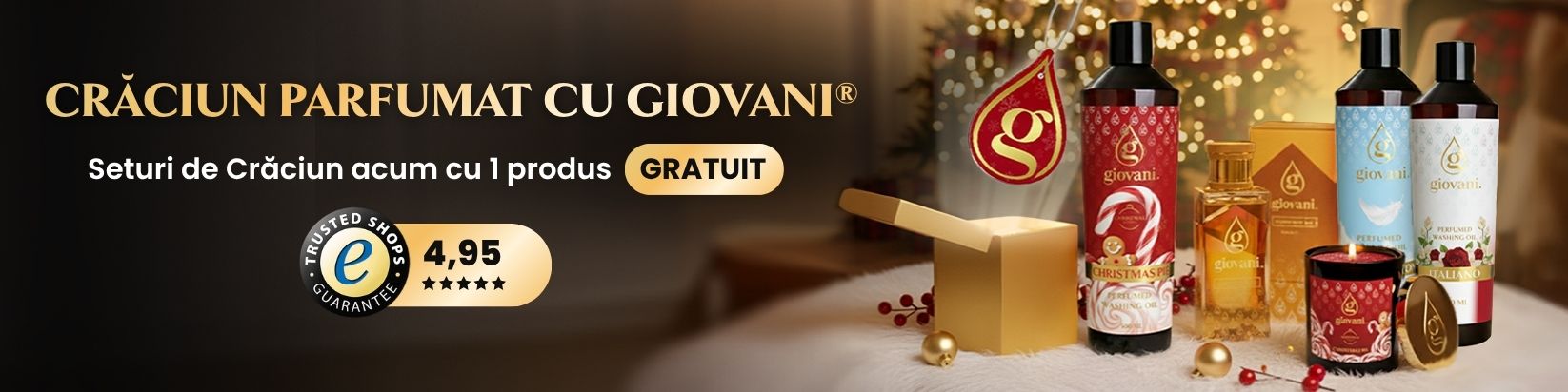 Vianočné balíčky Giovani