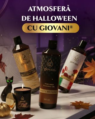 🎃 Halloween cu un parfum de lux! Intră în atmosfera de toamnă cu aromele inconfundabile Giovani® – de la dulcețea Sweety...